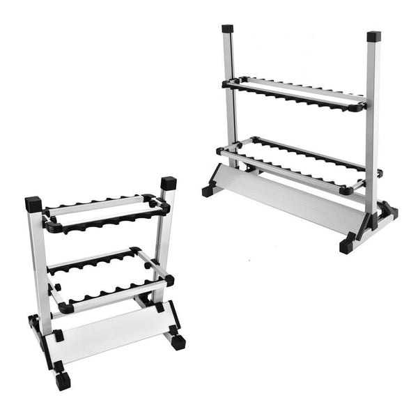 Stand for Fishing Rods - Floor Rack for 12/24 Rods