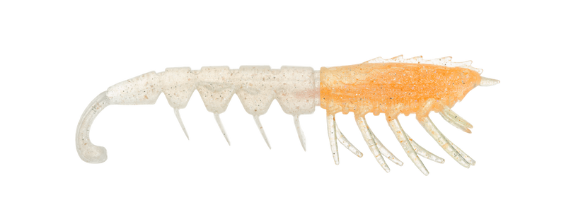 3 Pack of 4.5 Inch Rapala Crush City The Imposter Soft Plastic Prawn Lures