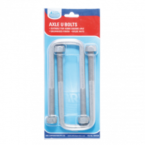 ARK Axle U Bolts 40mm Square Galvanised UB40GB
