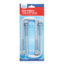 ARK Axle U Bolts 40mm Square Galvanised UB40GB