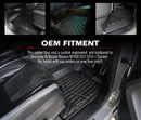 KIWI MASTER 3D TPE Floor Mats With Cup Holder for Nissan Navara NP300 D23 2015-Current