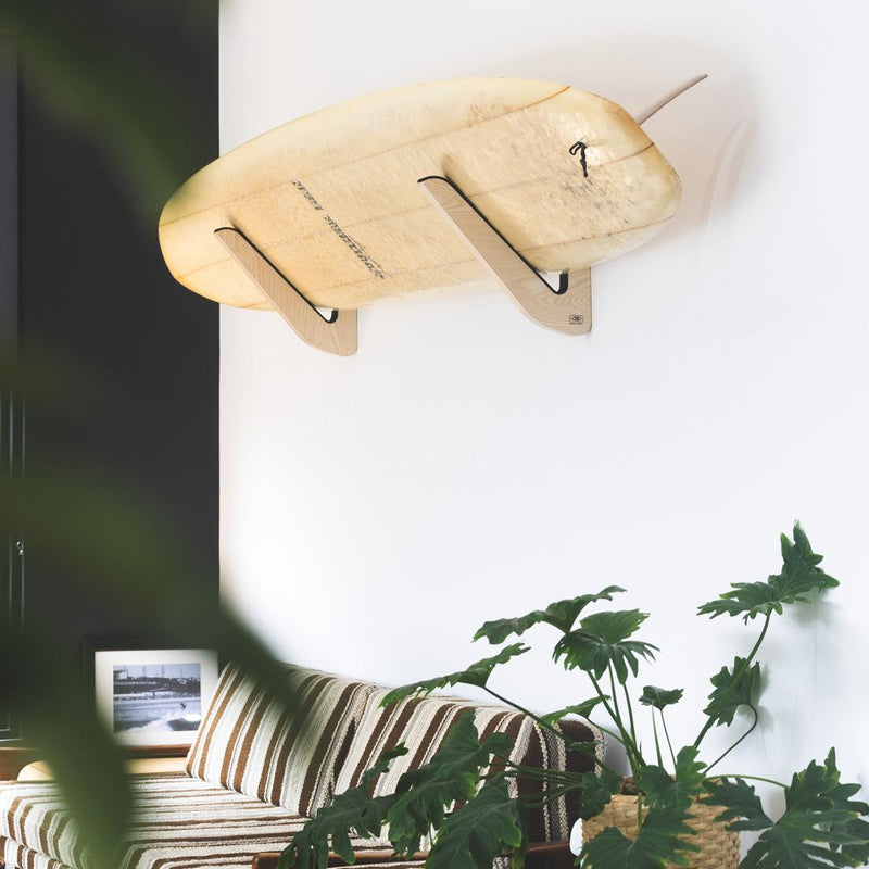 Ocean & Earth Single Longboard Indoor Timber Wall Rack