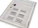 Camec Gas Door For Galvanised Box - Rhh Smooth White