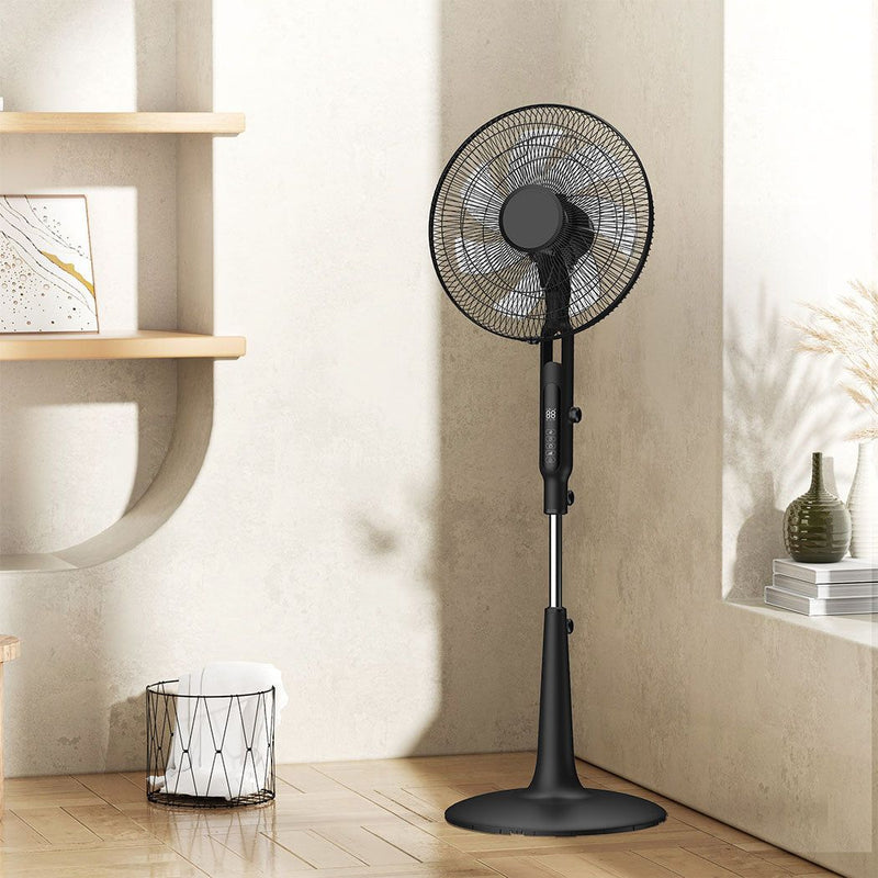 Spector Pedestal Fan Oscillating 28 Speeds Standing Cooler with Remote Control