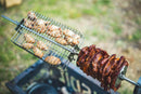Auspit Spit Rotisserie Stainless Steel Adjustable Basket