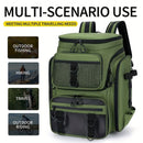Fishing Backpack with Rod Holder & Tackle Box