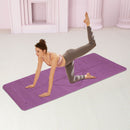 Centra Yoga Mat Non-Slip Fitness Exercise Workout Home Pilates & Floor Purple