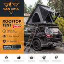 San Hima Kalbarri Lite Gen 2 Rooftop Tent Grey+200W Solar Panel+Ladder & Rack