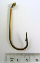 1 Box of Mustad 542 Bronze French Viking 2x Strong Fishing Hooks