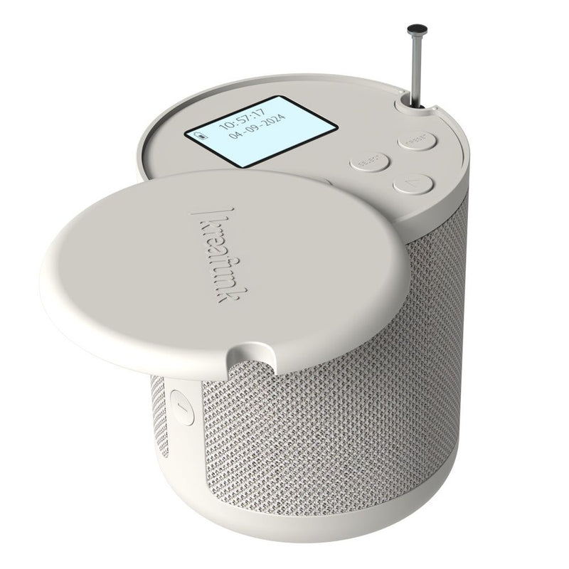Kreafunk Dabbie Dab+/Fm Radio W/ Bluetooth - Soft White