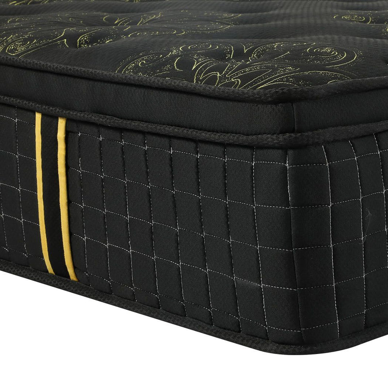 Dreamz Spring Mattress Bed Pocket Egg Crate Foam Medium Firm Double 34CM