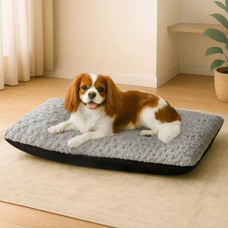 Pawz Pet Bed Dog Calming Soft Warm Plush Mattress Comfy Removable Washable Cover