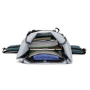 40L Waterproof Hiking And Camping Backpack Gray Blue