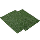 Pawz Indoor Dog Potty Training Tray Pet Grass Toilet Loo 2x Mat Large Portable