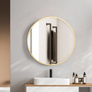 Yezi Wall Mirror Bathroom Makeup Mirrors Large Round Vanity Decor Frame 70cm