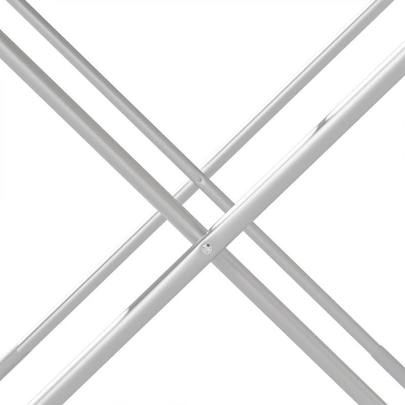 Levede Airer Folding Laundry Clothes Dryer Electric Heated Rack Indoor Silver