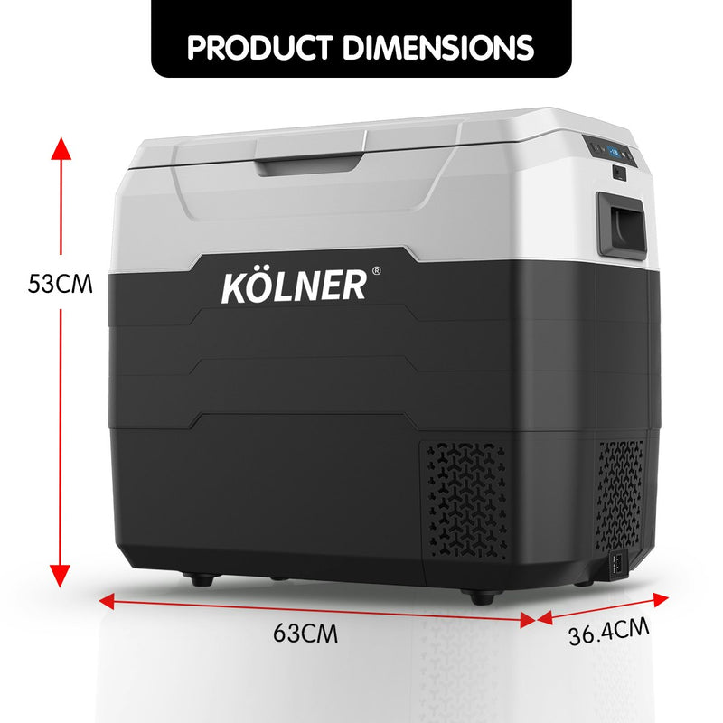 Kolner 50L Portable Fridge Cooler Freezer Camping Refrigerator