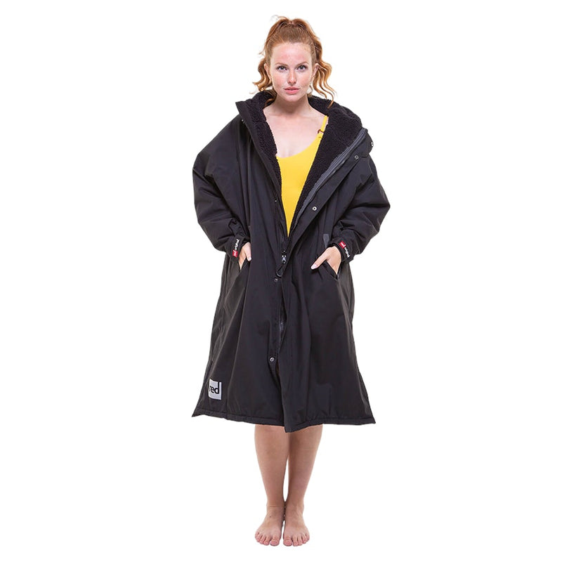 Women's Long Sleeve Pro Change Robe EVO - Stealth Black