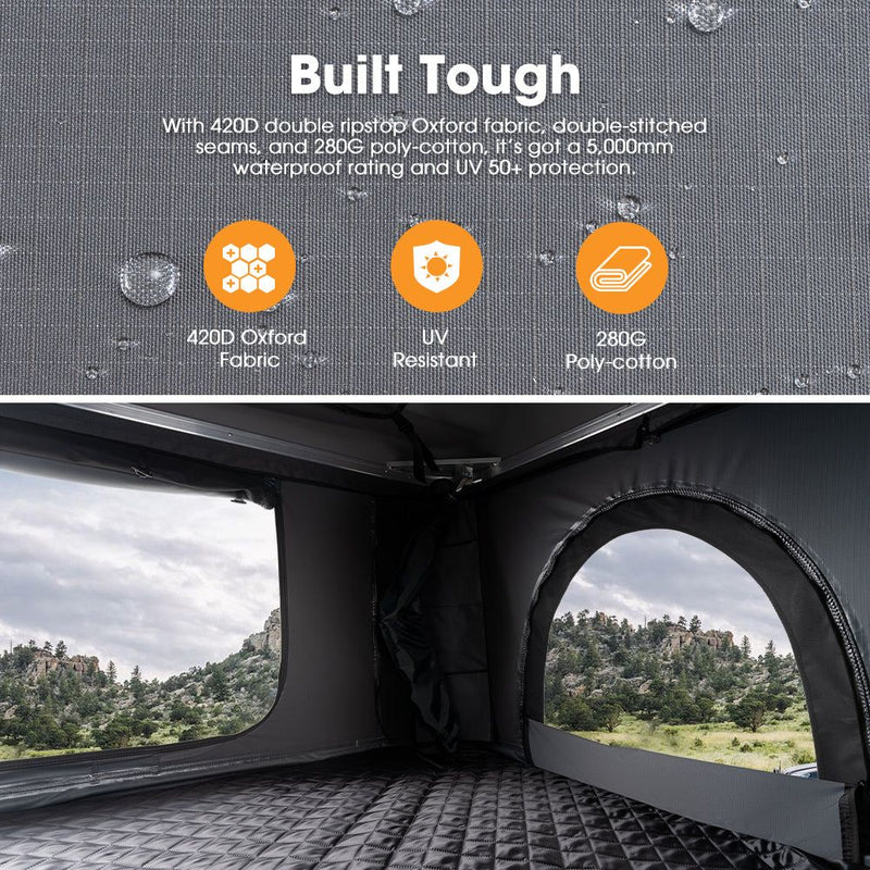 San Hima Jervis Loft Rooftop Tent Pop Up Hardshell With Ladder Waterproof 4WD