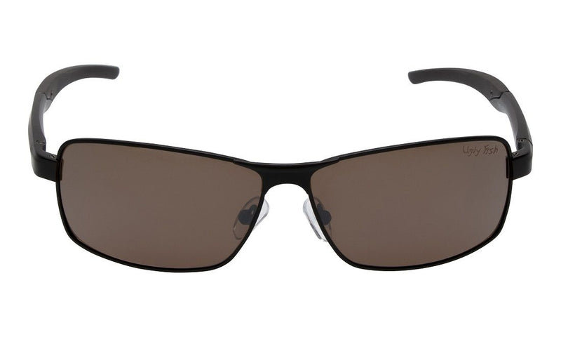 Ugly Fish Electric PN24665 Aluminium Black Frame/Brown Lens Polarised Sunglasses