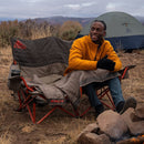 KELTY Low Loveseat Nest Camping Chair - Bungee Cord/Beluga (Lounge Seat)