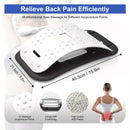 Back Stretcher & Massager - Relieve Sciatica & Fibromyalgia Pain(White)