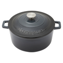 Westinghouse 5L/25cm Cast Iron Round Casserole Pot - Ombre Grey (WHCIPR2502G)