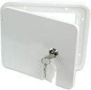 Caravan Utility Door Hatch Rectangle White