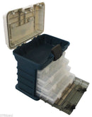 Surecatch 4 Tray Heavy Duty Fishing Tackle Box for Terminal Tackle Blue