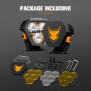 LIGHTFOX Cygnus-3 Pair 3inch Osram LED Pod Lights 1Lux@458m IP68 6,472LM