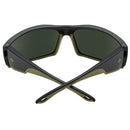 Spy Tackle Matte Black Olive Happy Grey Green Polarised Sunglasses