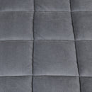 Dreamz Quilt Doona Comforter Blanket Velvet Winter Warm Super King Bedding Grey