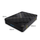 Dreamz Spring Mattress Queen Double King Single Bed Bamboo Pocket Firm Foam 35cm