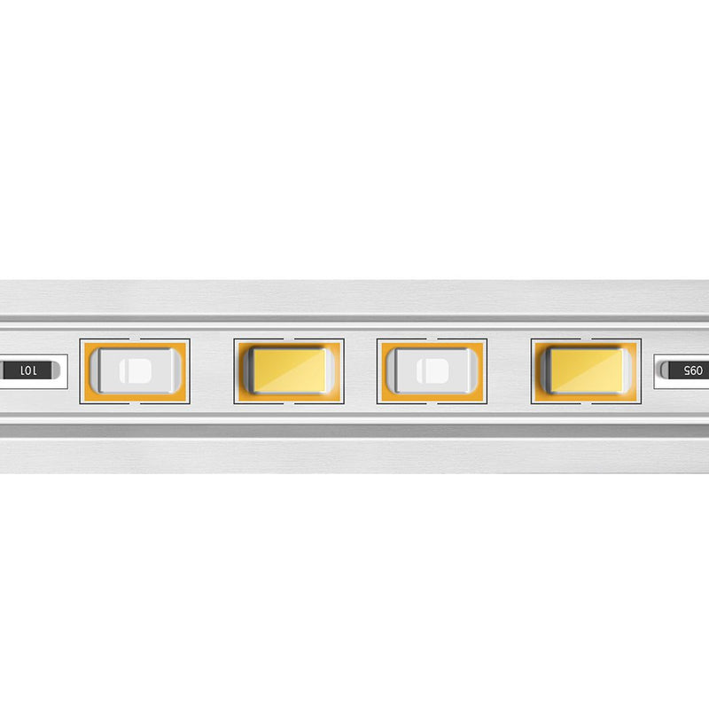 6Pcs 12V LED Strip Light Bar Waterproof Amber White for Boat Car RV Camping Tent