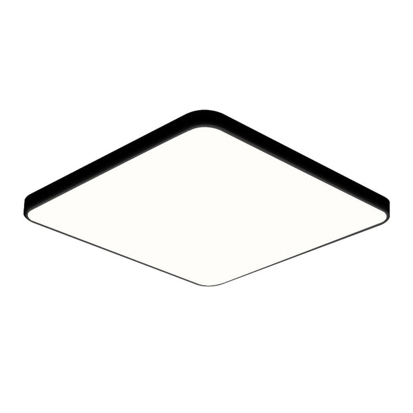 Emitto Ultra-Thin 5cm LED Ceiling Down Light Surface Mount Living Room Black 18W