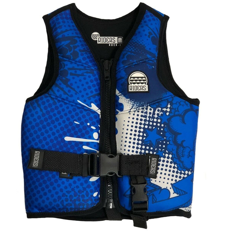 Riders Inc Rock-It Blue Neoprene Junior Boys/Kids Life Jacket Buoyancy Flotation Vest