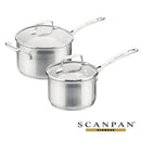 Scanpan Impact 2 Piece Saucepan Set with Lids