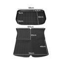Manan Tesla Model Y Floor Mats Front Rear Trunk Anti-Slip 2020-2022 Car Carpets
