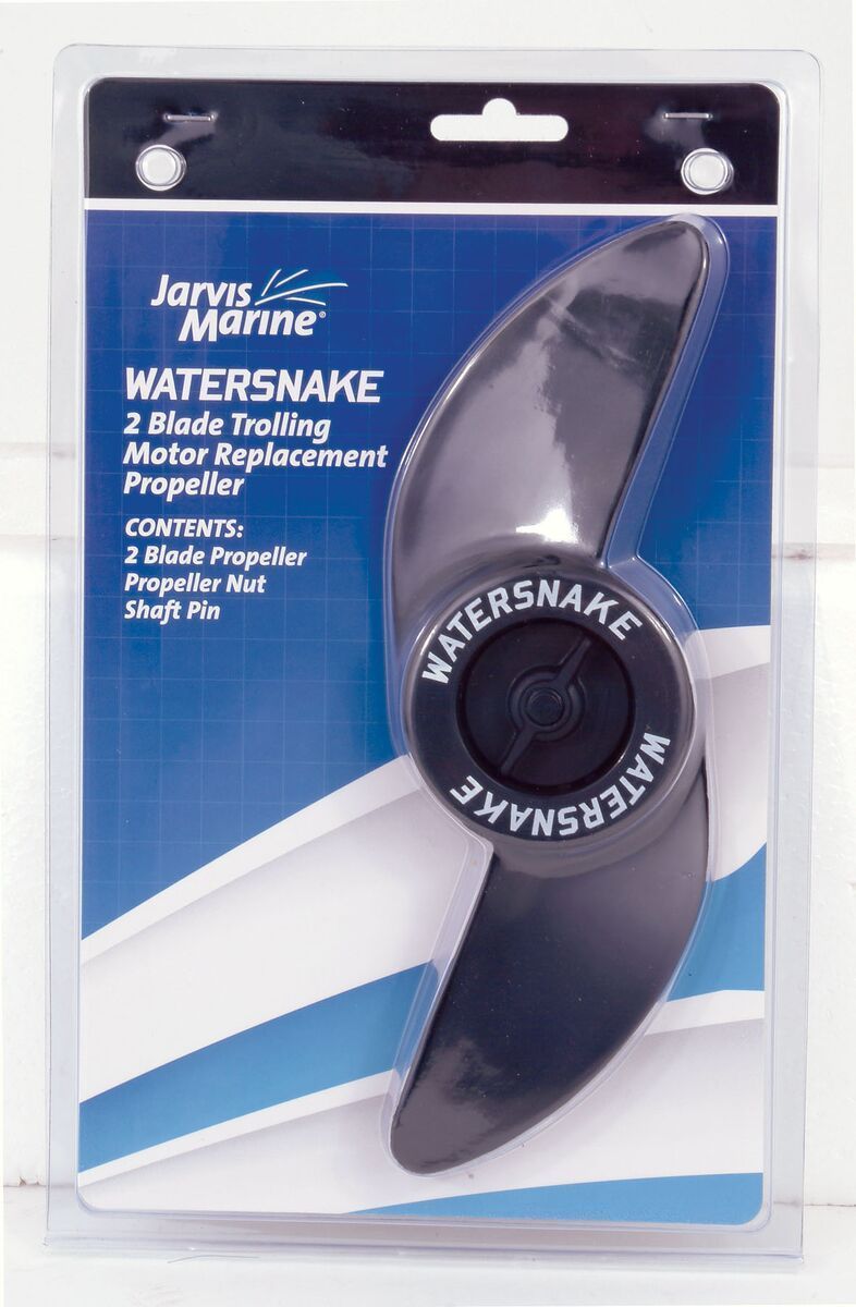 Watersnake 2 Bladed Propeller Kit to Fit 28lb, 30lb & 34lb Motors-Includes Nut & Pin