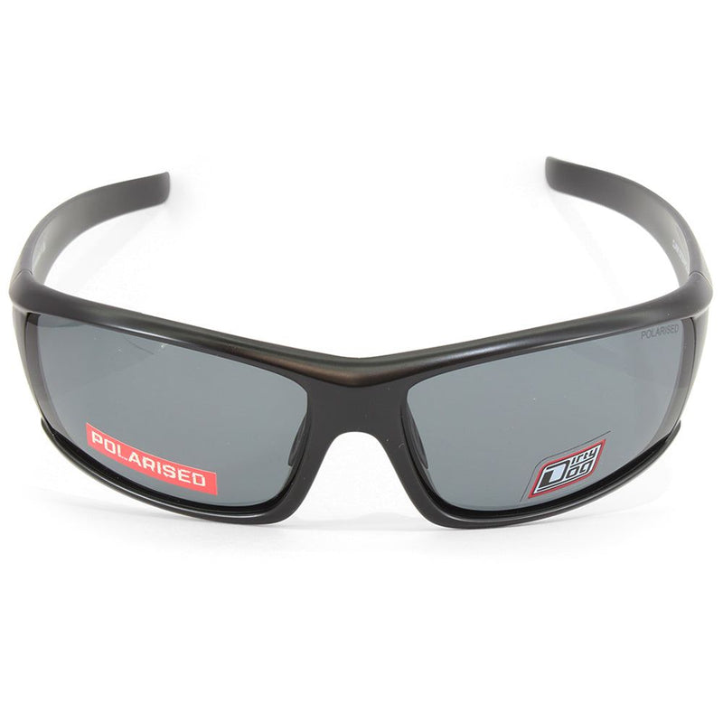 Dirty Dog Clank Satin Black/Grey Polarised Men's Sports Sunglasses 53735