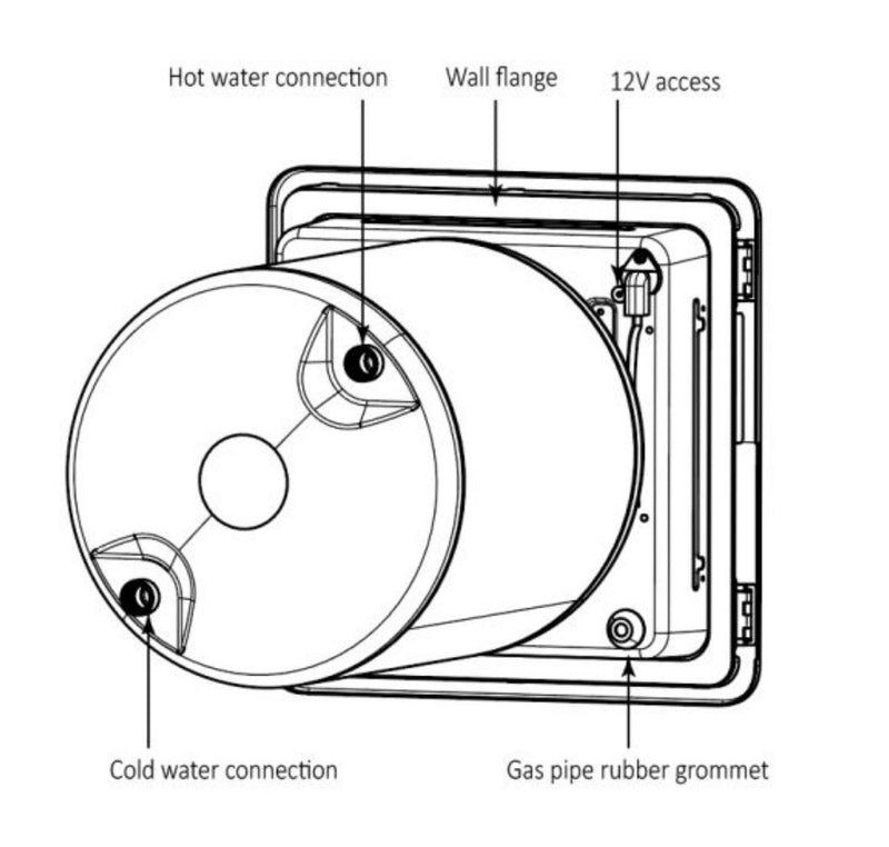 Global Heritage 28L Gas/Electric Hot Water System