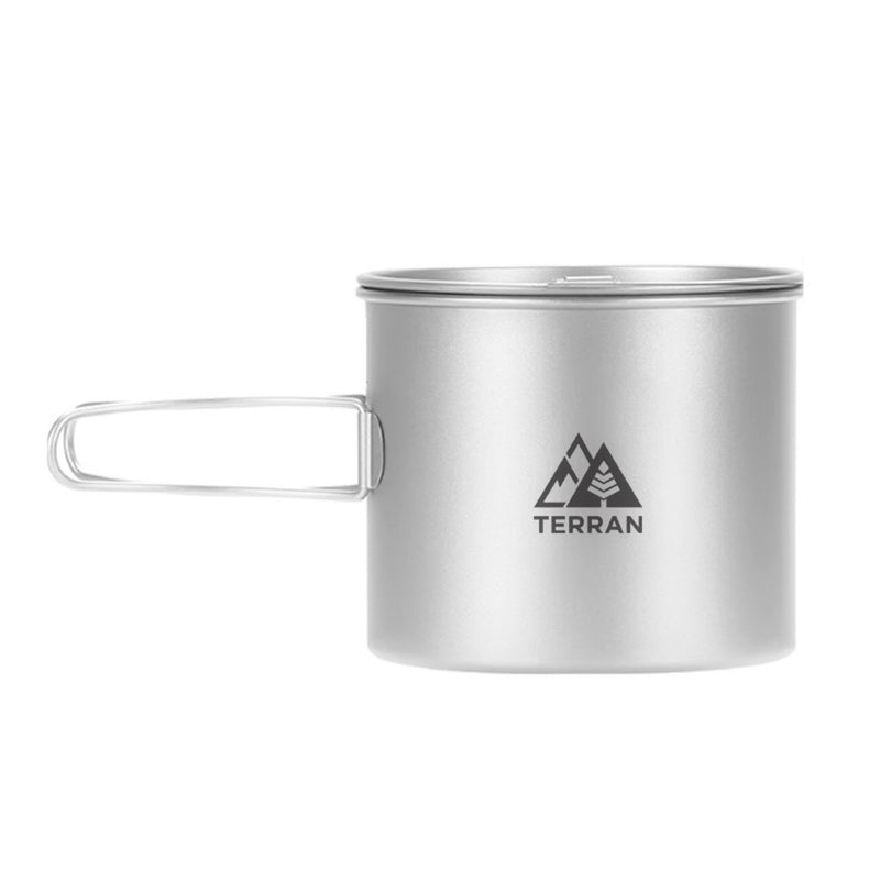 TERRAN Titanium Pot with Long Handle 1100ml