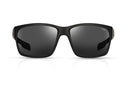 Tonic Titan Oversized Sunglasses - Glass Grey Photochromic Lens with Black Frame
