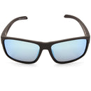 Dirty Dog Blast XL Satin Black-Grey/Ice Blue Mirror Polarised Men's Sunglasses