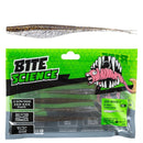 5 Pack of 5 Inch Bite Science Jerk Minnow Soft Plastic Lures - UV Smelt