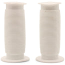 Bikelane 80mm Kids Bike Mushroom Handlebar Grip Pair (White)