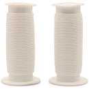 Bikelane 80mm Kids Bike Mushroom Handlebar Grip Pair (White)