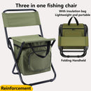 Folding Fishing Chair Ultra-Light with Cooler Bag