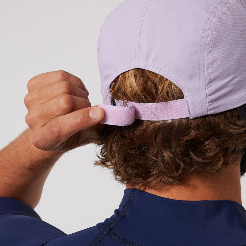 Ocean & Earth Indo One Size Fits All Adult Stiff Peak 5-Panel Surf Cap (Pale Lilac)