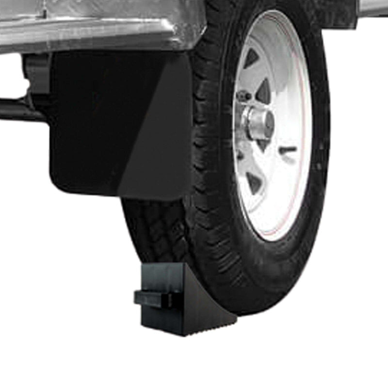 Wheel Chock with Handle Pair - Black